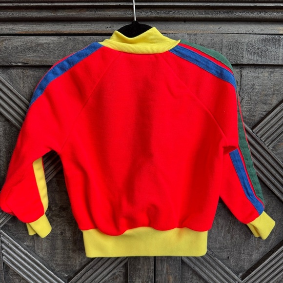 Vintage 1970s Jones Wear 4T Red Tracksuit Jumpsuit Kids Retro - Nostalgia - Picture 4 of 10